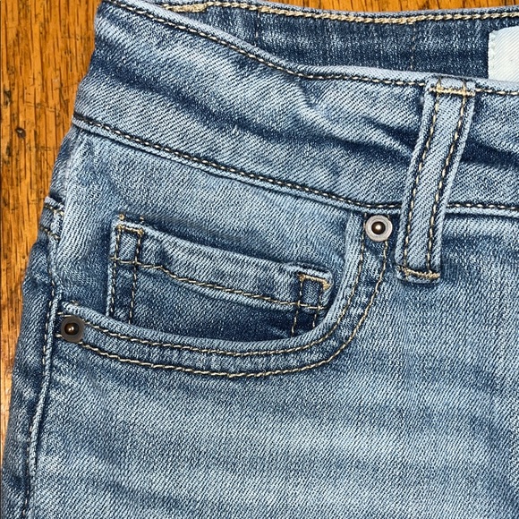 BKE Billie Slim Fit High Rise Cropped Straight Denim Jeans Size 23 - Picture 5 of 10